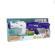 Oyuncak Top Atan Tüfek 50 Cm 8 Adet Sünger Top