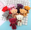 Toptan yuncak ayılar dolması peluş oyuncak Mini ayı bebek oyuncak anahtarlık 12cm