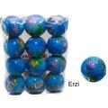 Toptan 12 Adet Dünya Desenli Stres Topu Küçük Boy 6.3cm