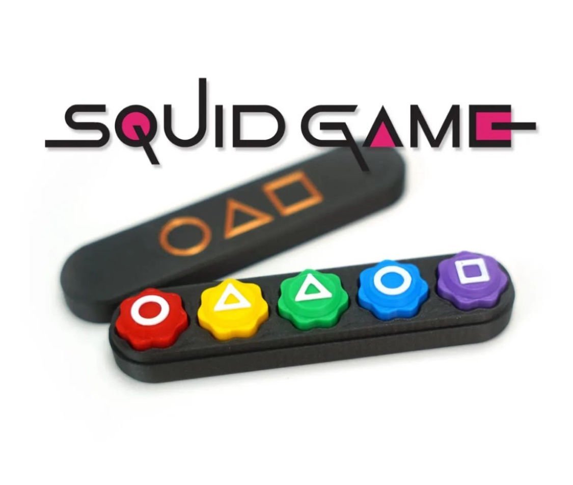 Squid Game Beş Taş Oyunu Kutulu