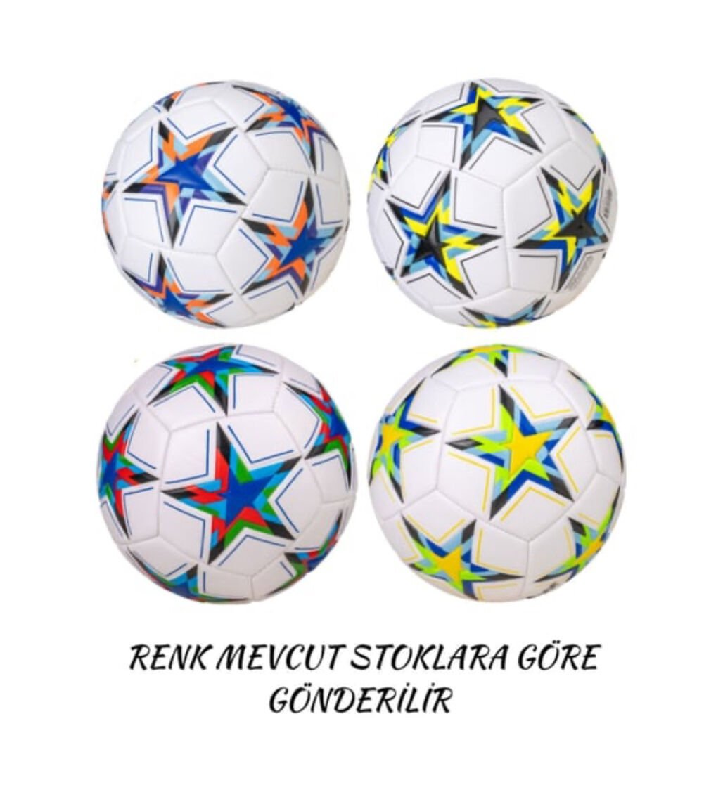 Futbol Topu Şampiyonlar Yıldız Sert Zemin Halı Saha Futbol Topu No:5