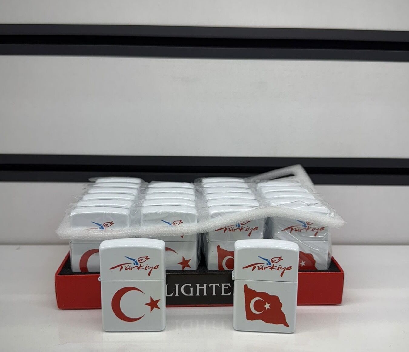 Toptan Zippo Tipi Çakmak Türk Bayraklı