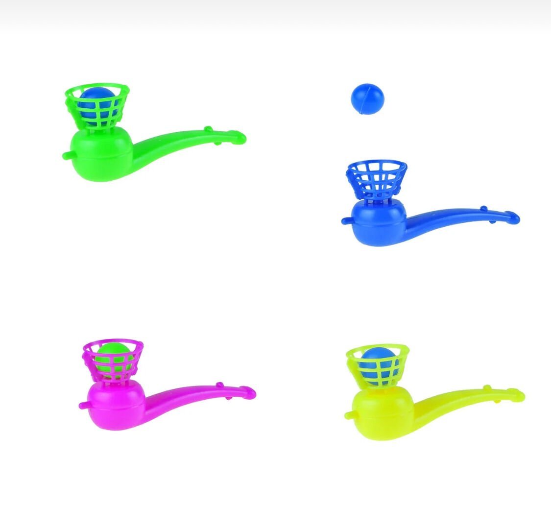 Toptan Oyuncak Uçan Top Üflemeli 10 cm