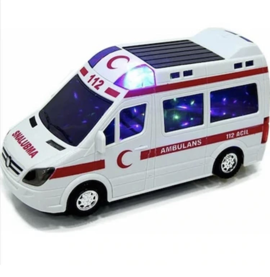 Pilli Işıklı Ambulans Büyük Boy