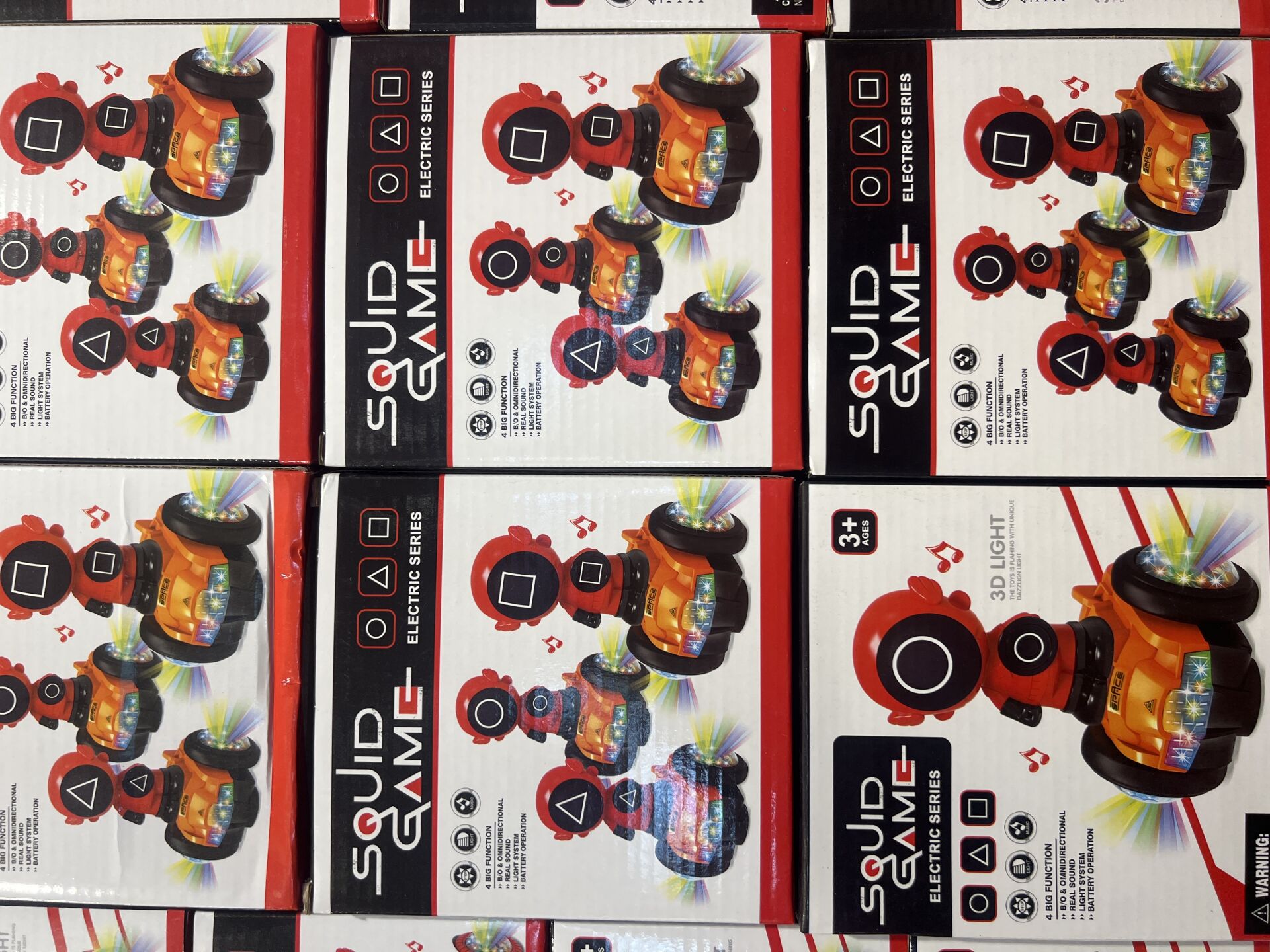 Sguid Game Motor Işıklı Pilli Sesli