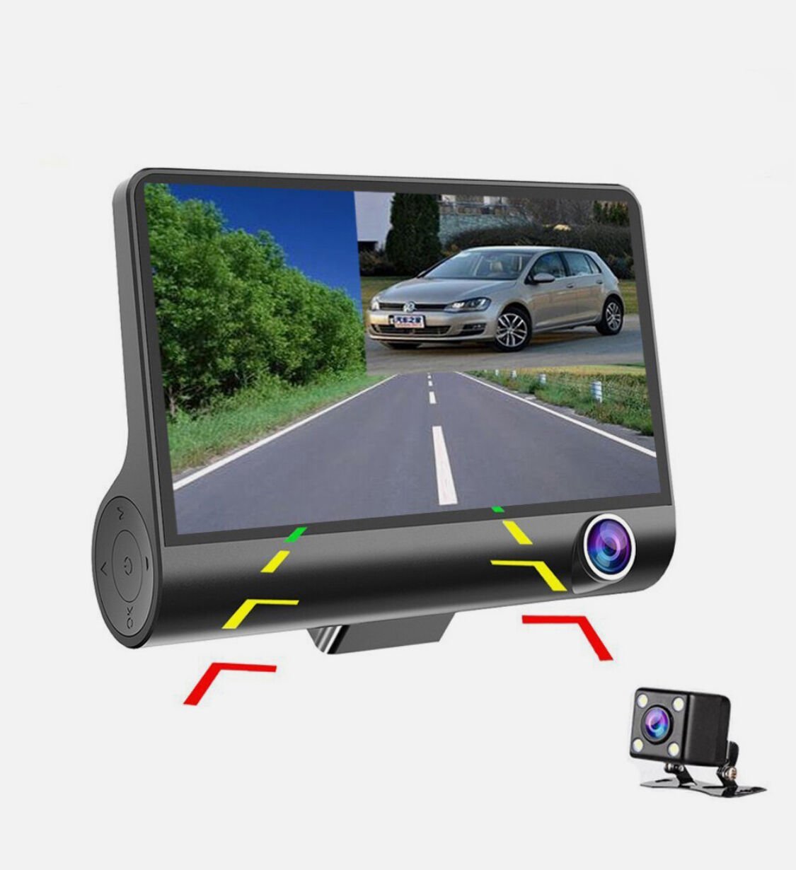 Toptan 3  Kameralı Araba İçi Kamera Seti Ön Kamera Araç İçi Arka Görüş Kamera