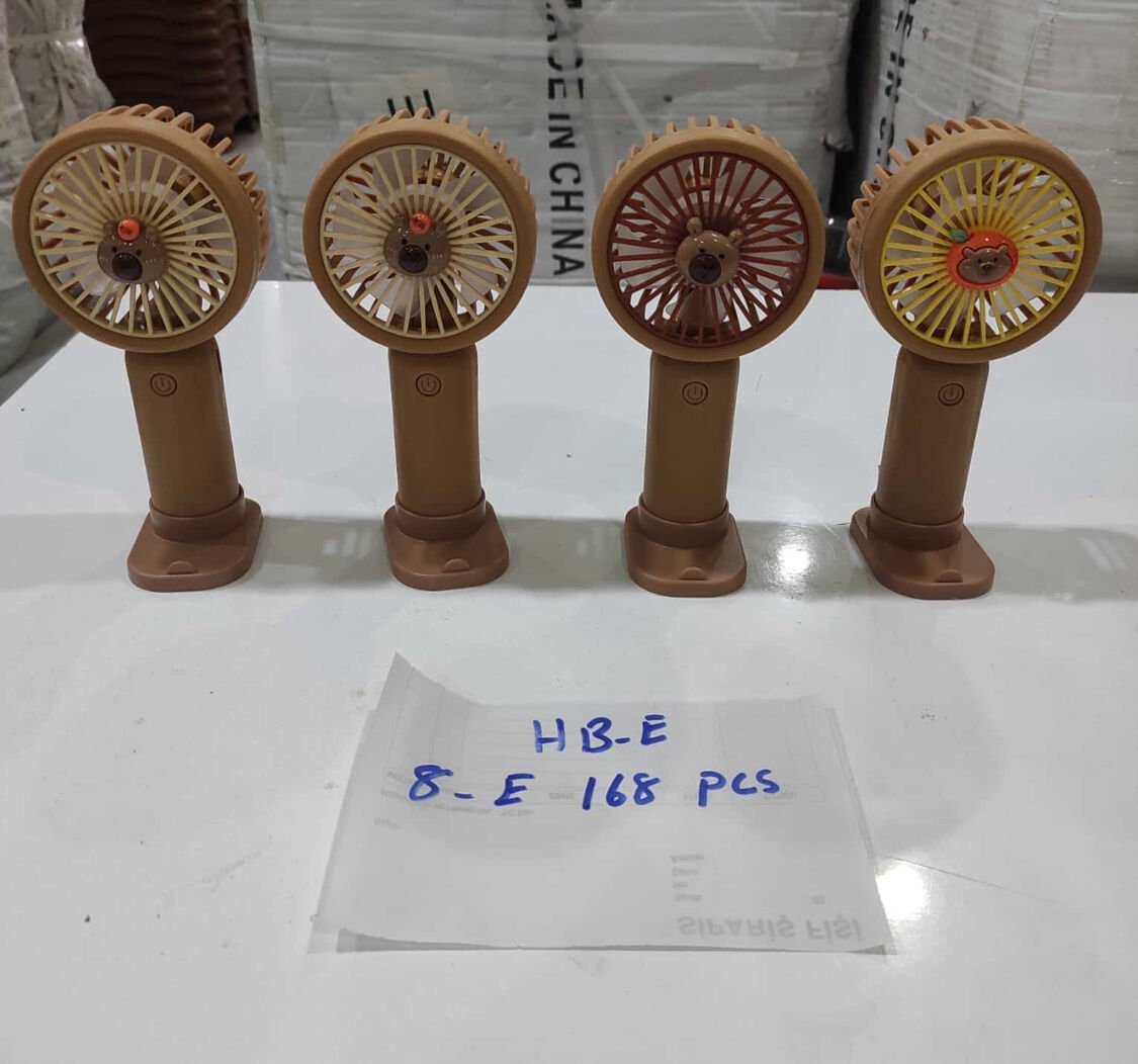 Toptan  El Fanı Pervane El fanı Mini El Fanı Kahverengi