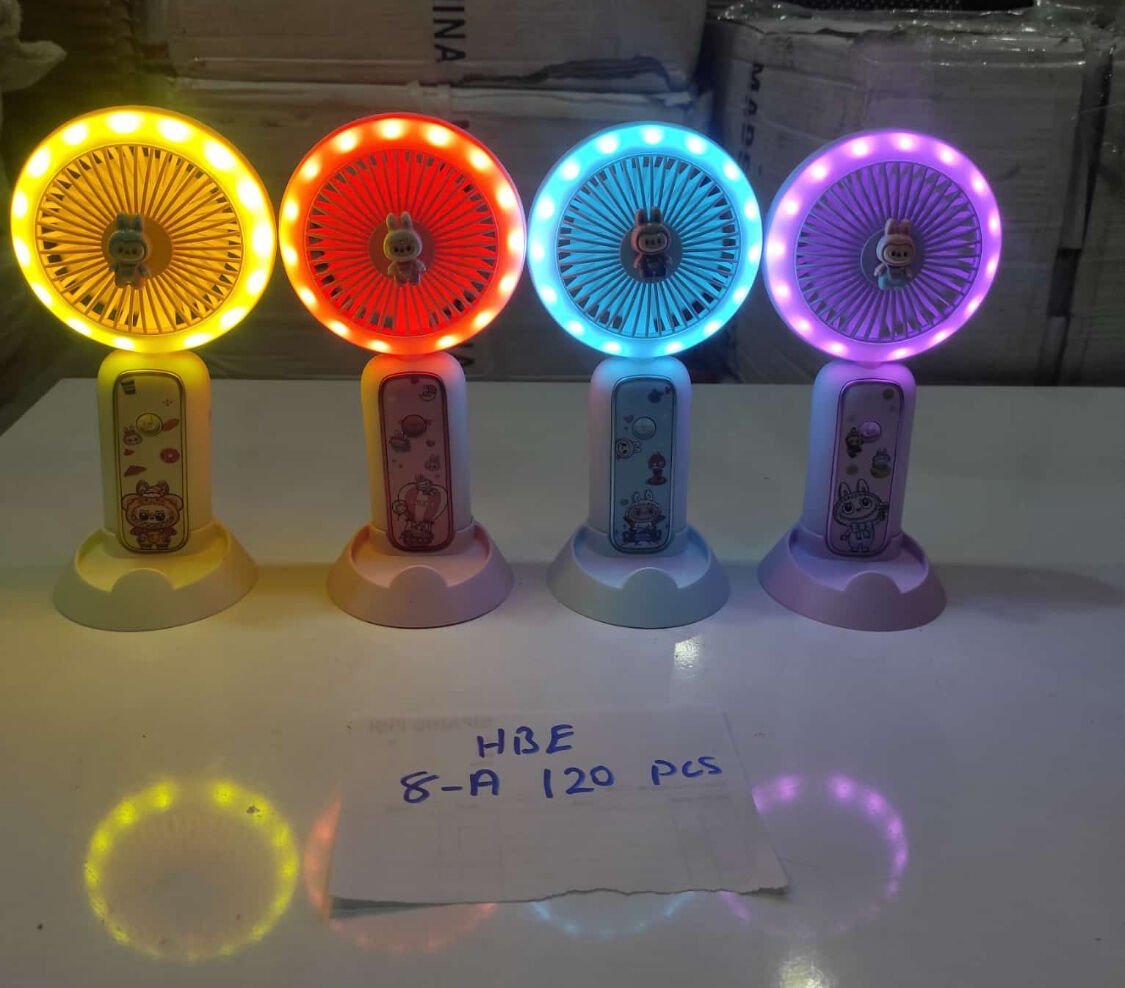 Toptan  El Fanı Pervane El fanı Mini El Fanı Işıklı