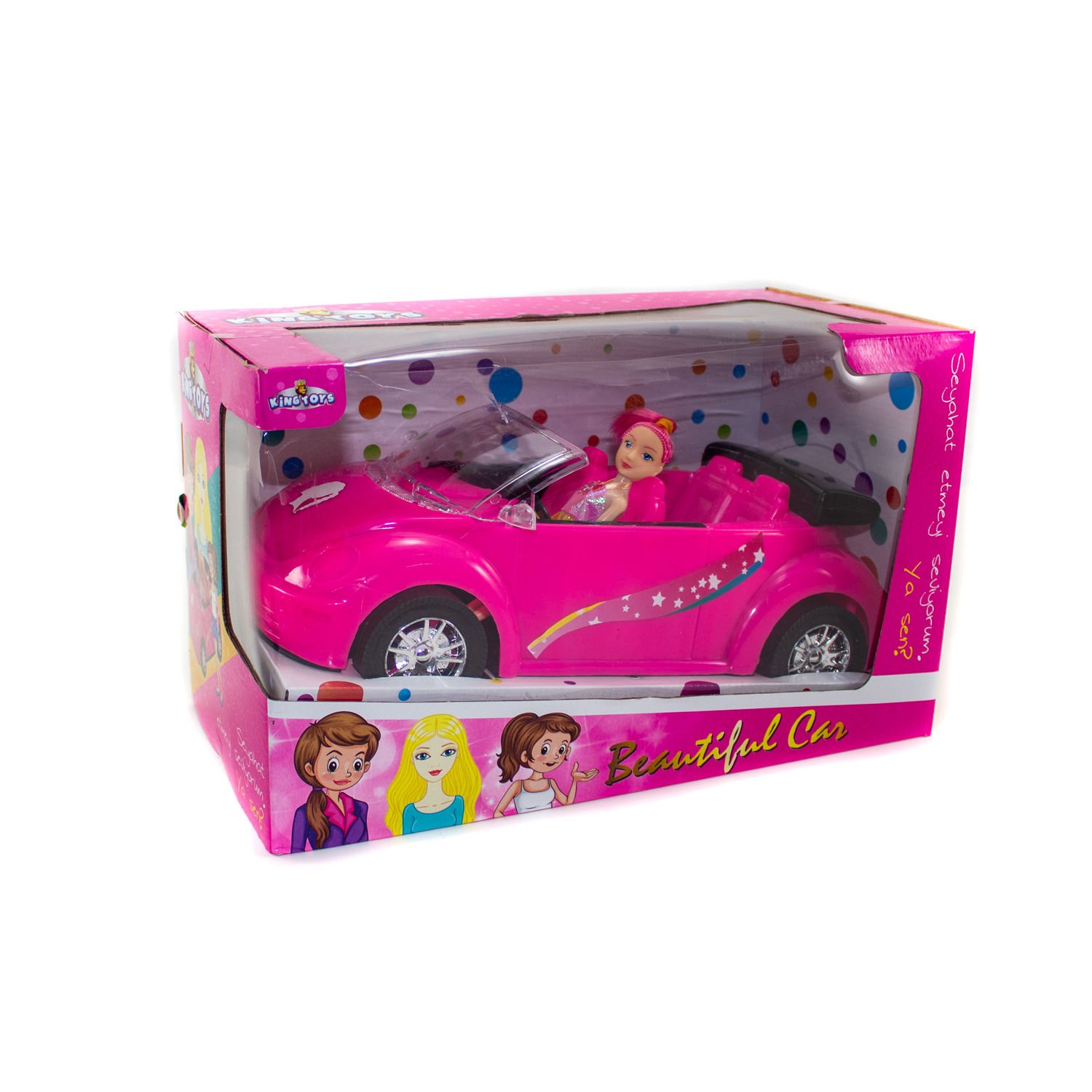 Barbie Bebek Woswos Arabası Sürtmeli Üstü Açılıp Kapanan