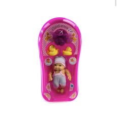 Oyuncak Bebek Küvetli Aksesuarlı Et Bebek Set