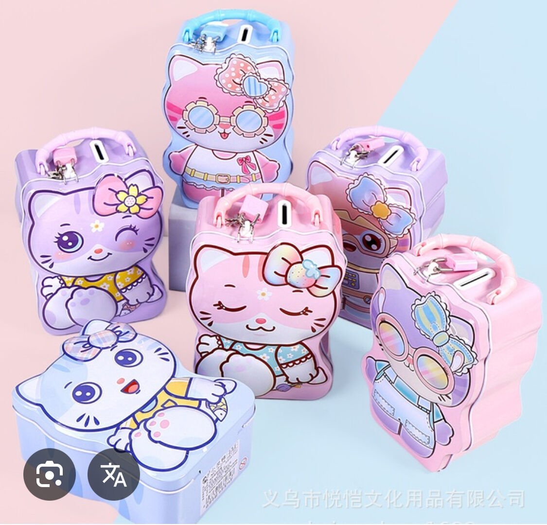 Toptan Metal Kilitli  Kumbara