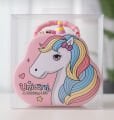 Toptan Unicorn Desenli Metal Kilitli Kumbara
