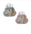 Toptan Unicorn Desenli Metal Kilitli Kumbara