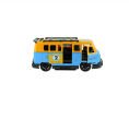 Oyuncak Minibüs – Işıklı, Sesli, Duman Efektli, Sürtmeli | 15 cm
