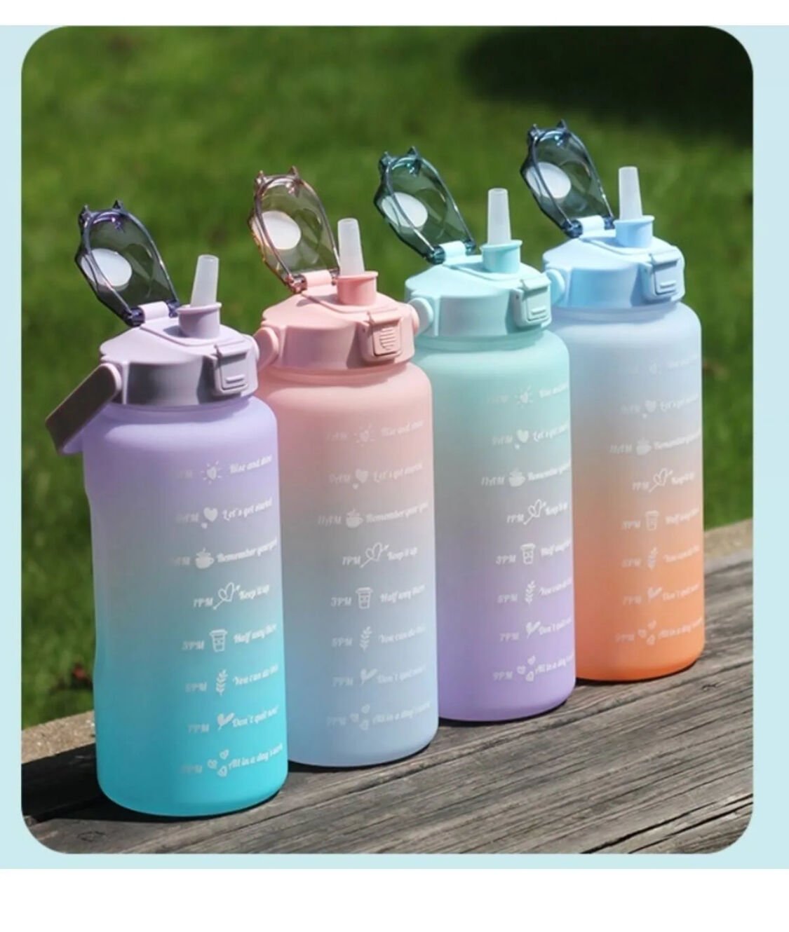 Su Matarası Tekli Su Şişesi Suluk 2000Ml Tritan Bpa Içermez Suluk
