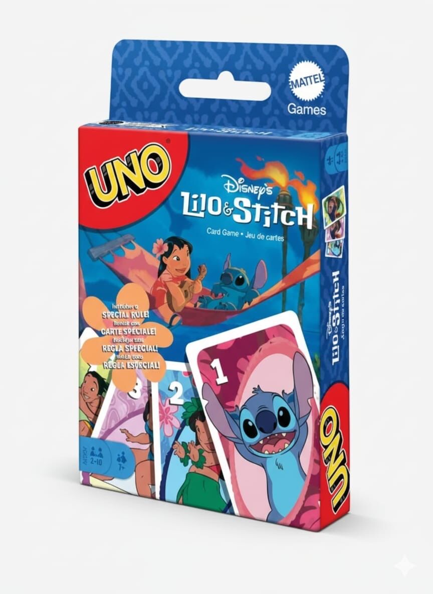 Toptan 12 adet  uno stitch oyun kartları