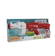 Oyuncak Top Atan Tüfek 50 Cm 8 Adet Sünger Top