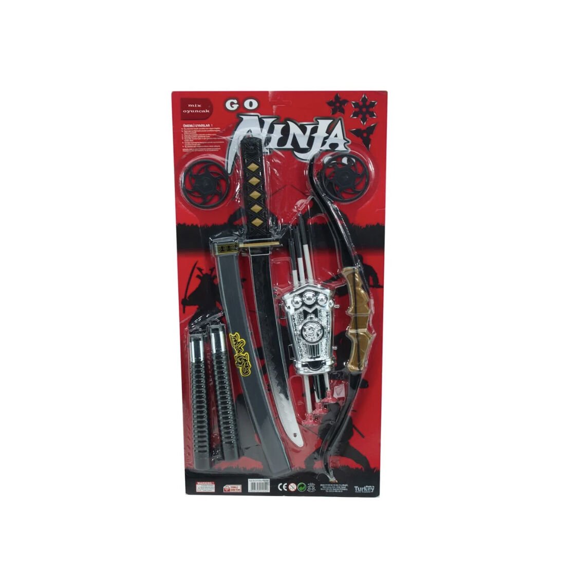 Ninja Seti Kılıc Süper Oyun Seti 9 Parça