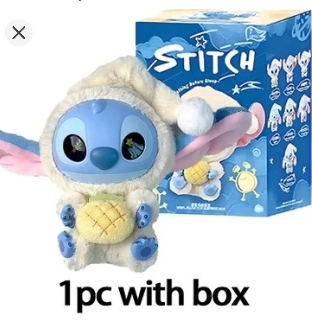 Toptan 6 adet  Stitch ithal Pelüş Oyuncak Anahtarlık stiç