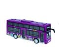 Toptan 8 Adet Oyuncak Pilli Sesli Işıklı İki Katlı Sürtmeli Otobüs