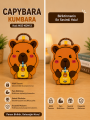 Toptan Capybara Desenli Metal Kilitli Kumbara
