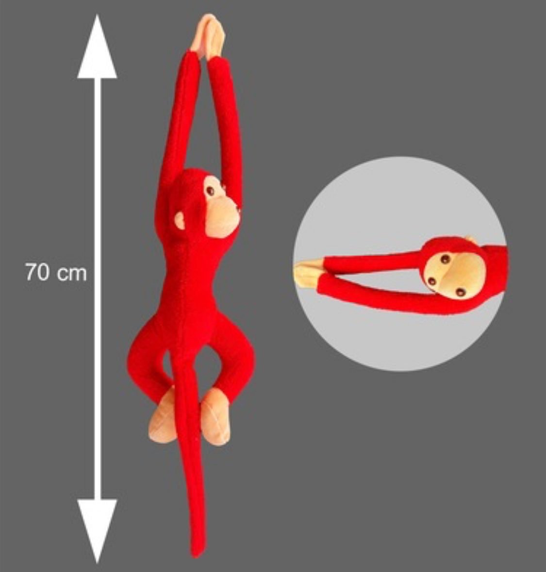 Oyuncak Maymuncuk Kukuli 70cm