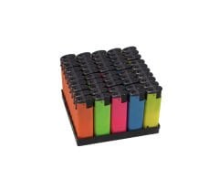 Toptan 50 adet Çakmak Turbo 2000 Rüzgarda Sönmeyen Solid Çakmak 50'li