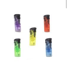 Toptan 50 adet Çakmak Turbo 2000 Rüzgarda Sönmeyen Şeffaf Çakmak 50'li