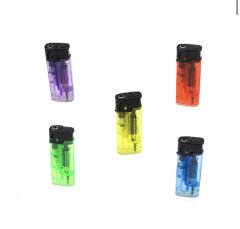 Toptan 50 adet  Çakmak 1800 Turbo Şeffaf Çakmak Rüzgarda Sönmeyen