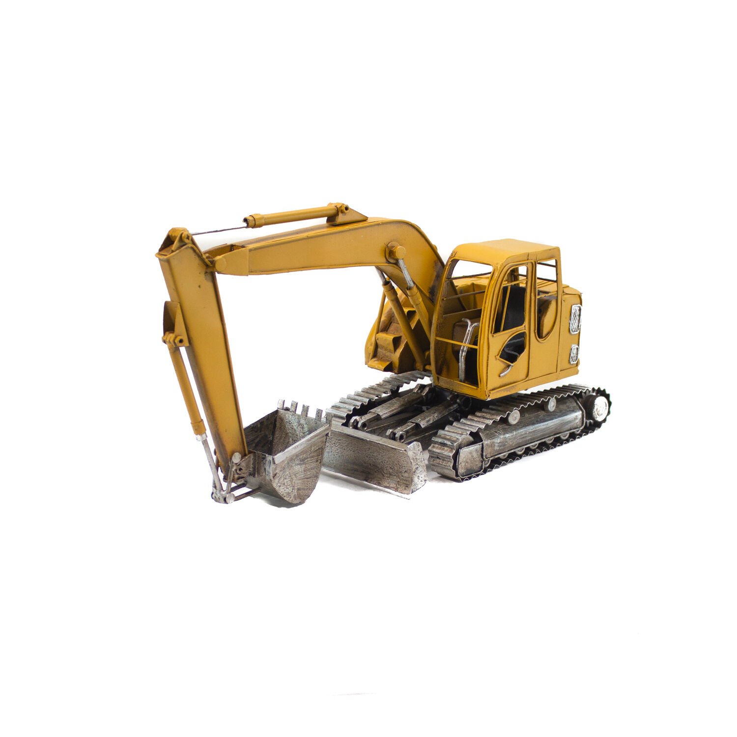 Dekoratif Metal Ekskavatör Iş Makinesi C0794