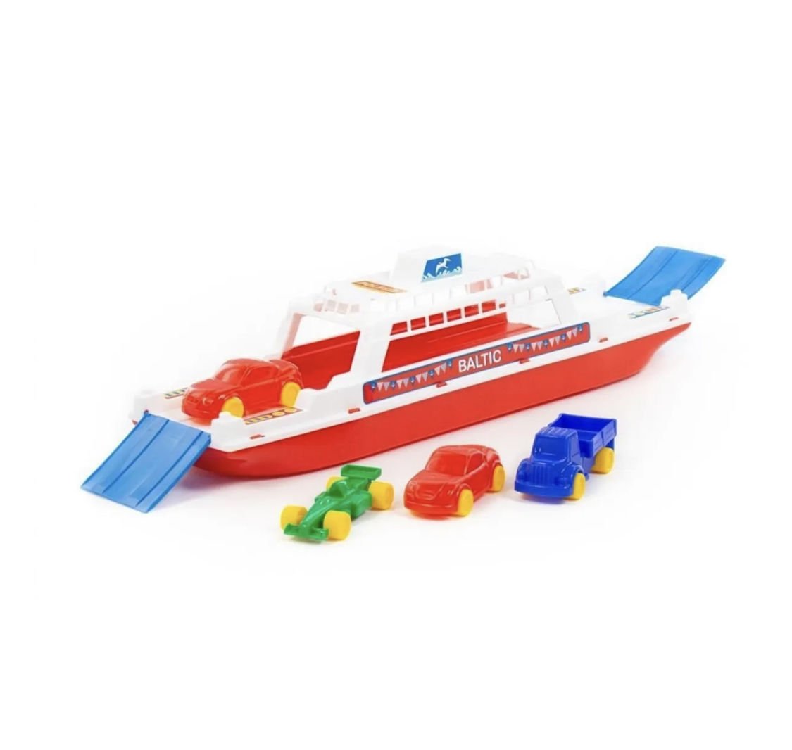 Oyuncak Baltık 4 Arabalı Vapur 45 Cm