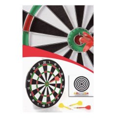 Toptan Oyuncak Çift Taraflı Dart Seti Iğneli 37 Cm