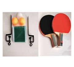 Toptan Masa Tenis Seti 2 Raket 3 Top Ve File