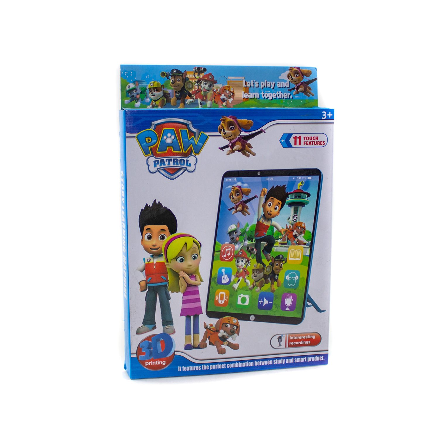 Oyuncak Tablet Paw Patrol 3d Ingilizce Büyük Tablet