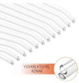 Eğimli Cam Pipet kalınlık 7mm Uzunluk 18cm 50 adet