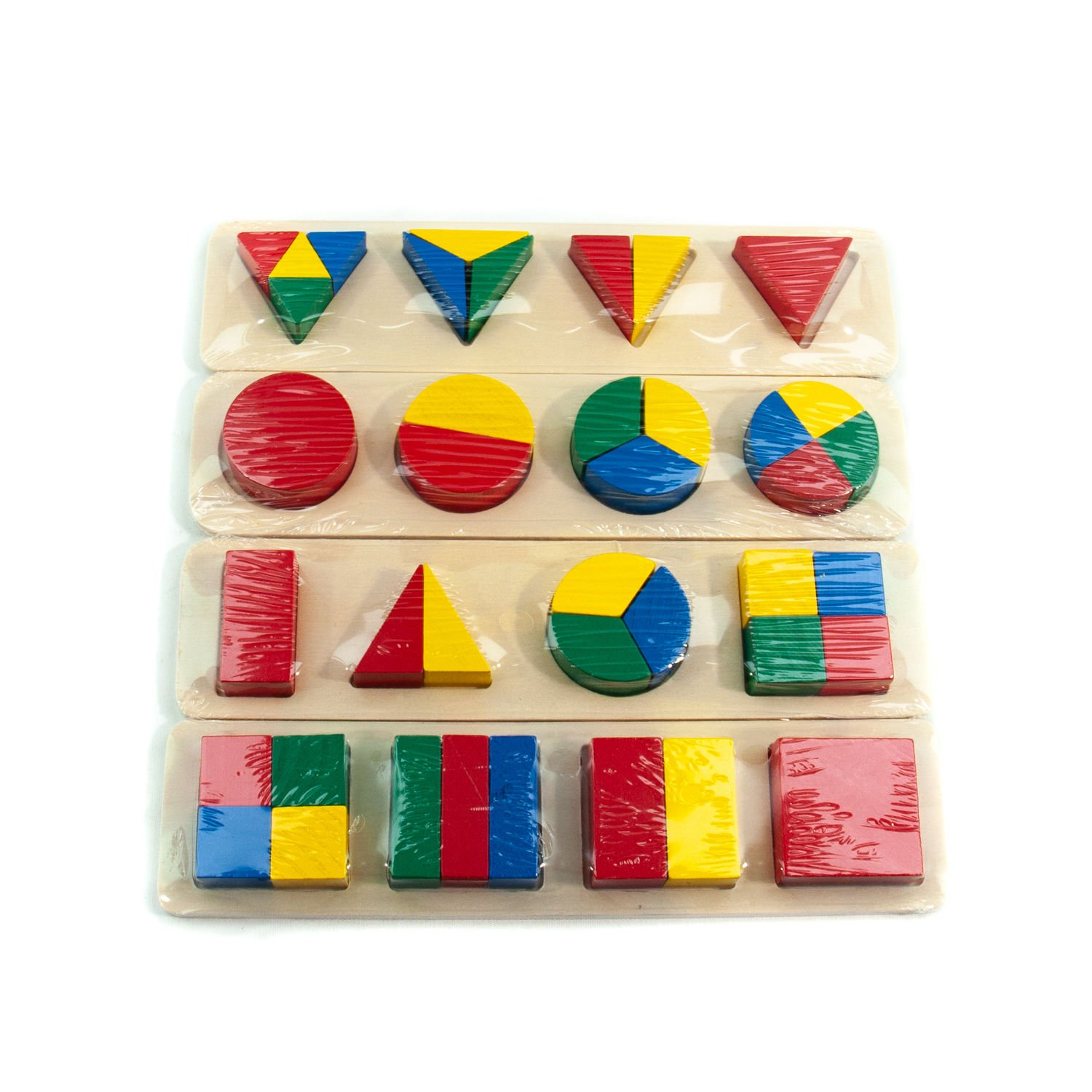 Eğitici Geometri Şekilleri Ahşap
