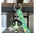 12 Adet Powerpuff Girls Karakter Anahtarlık Ve Çanta Süsü