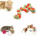12 Adet Kedi oyuncak topları  kediler için en iyi yavru favori hediye yumuşak köpük topu