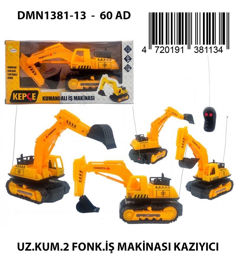Uzaktan Kumandalı Yarım Fonksiyonlu Kazıyıcı