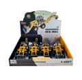 Oyuncak İş Makinası Kepçe Metal Sürtmeli 20 Cm 4'lü Paket