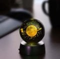 Işıklı Küre Atmosferde Yürüyen Peri Kız