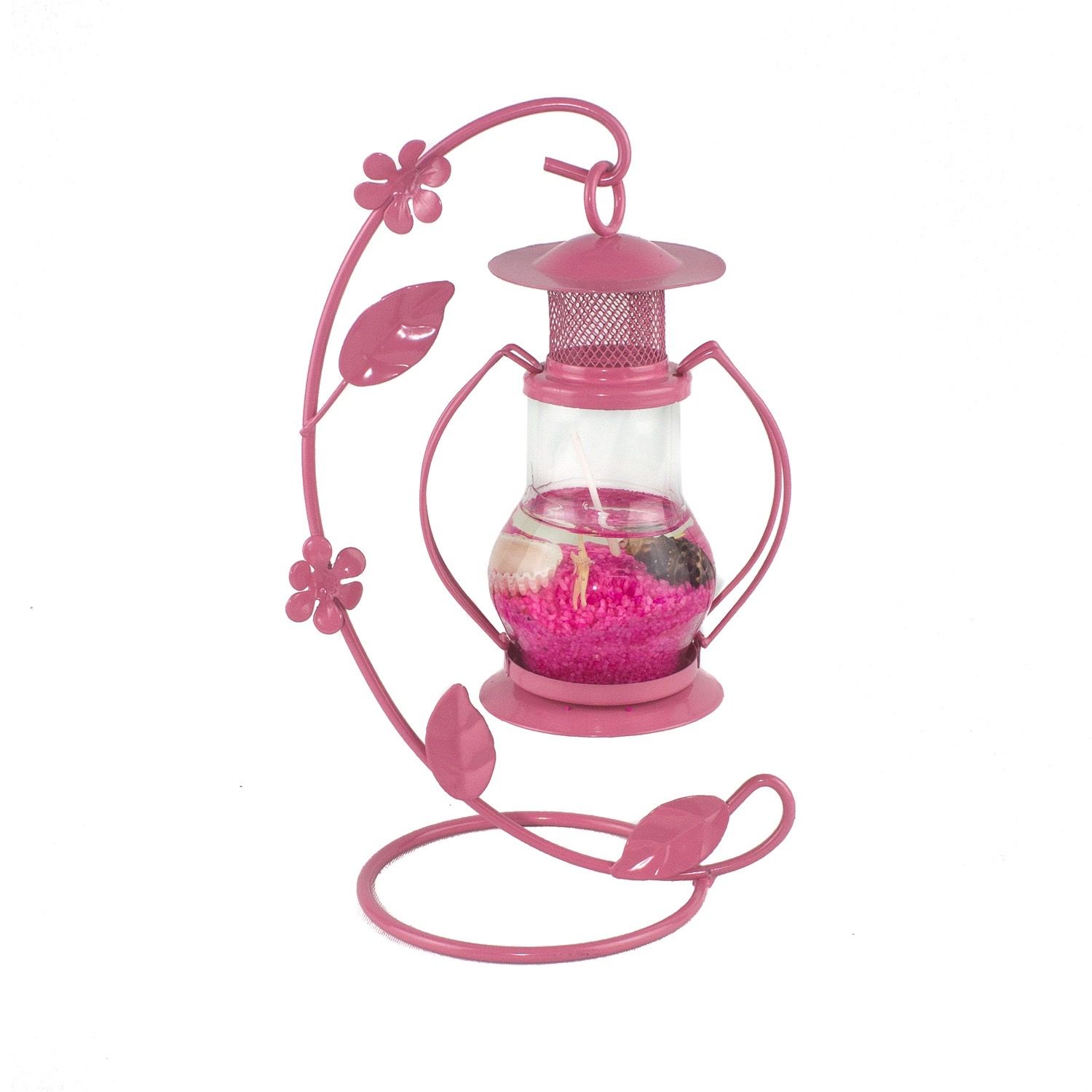 Dekoratif Metal Hediyelik Mumluk 23cm