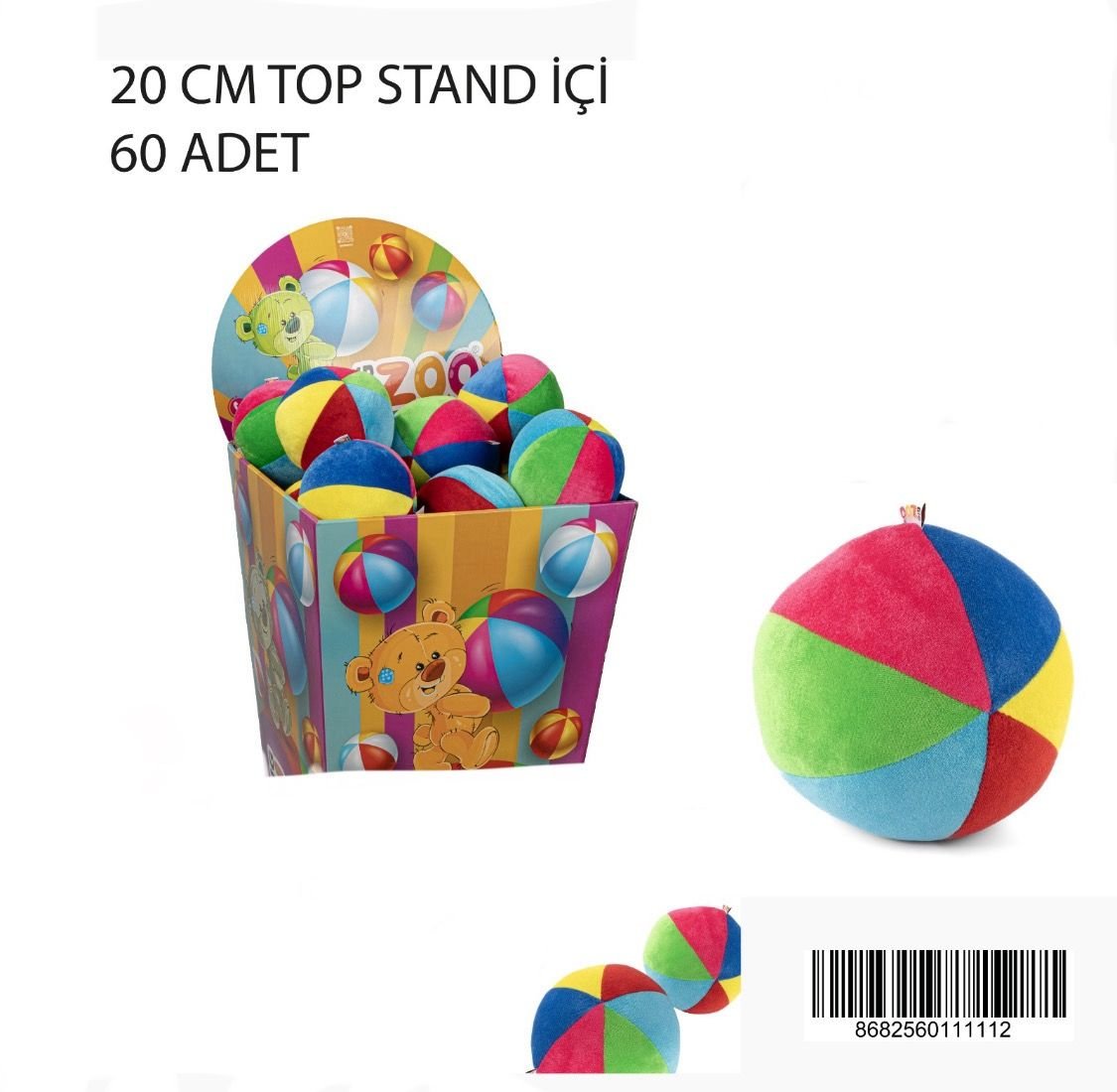 OYUNCAK PELÜŞ TOP 20CM*60