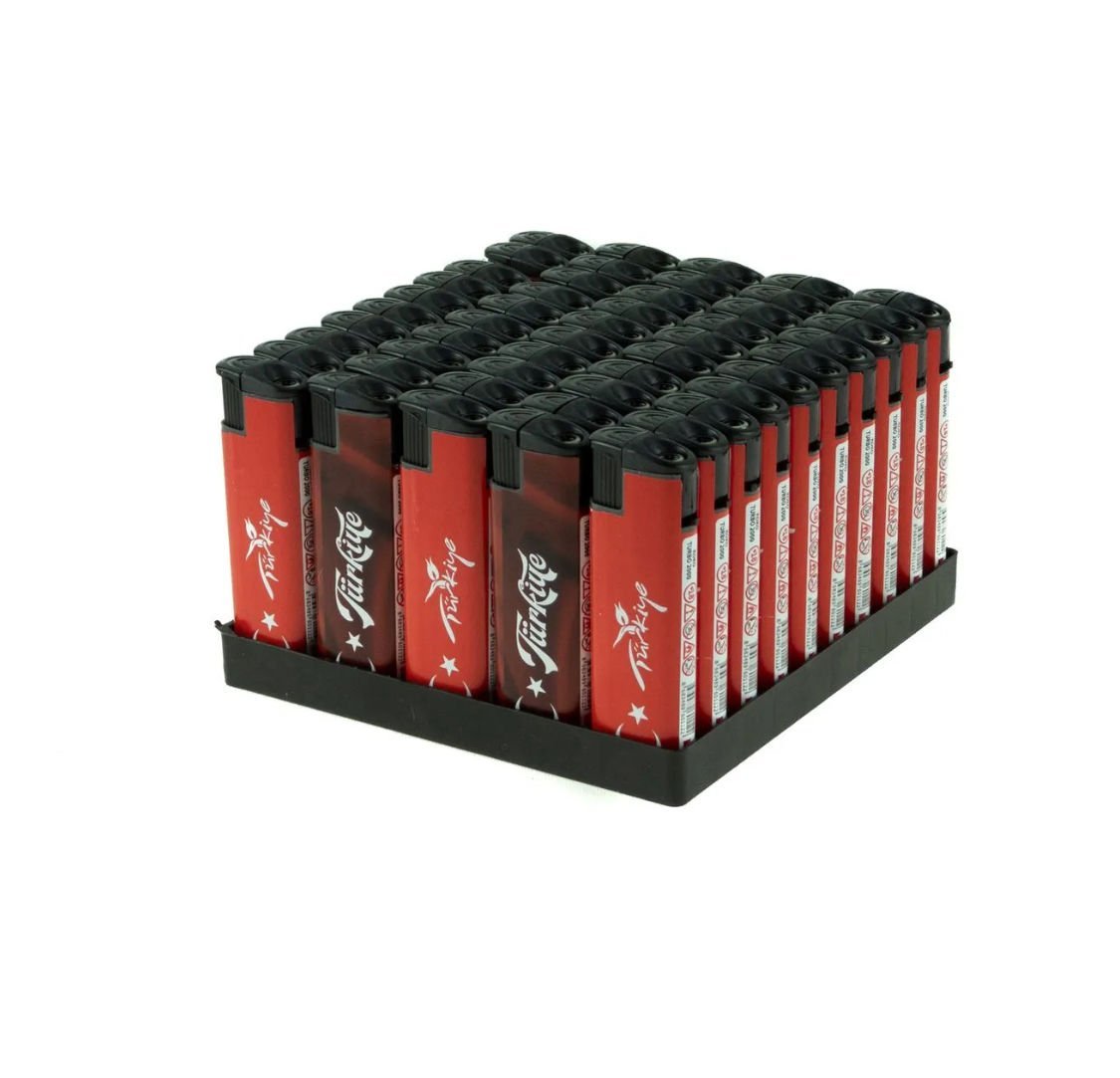 Toptan 50 Adet Çakmak 2000 Turbo Türk Bayraklı Çakmak Rüzgarda Sönmeyen